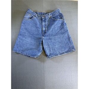 CHIC Shorts Womens 12 Blue Denim Mom High Rise Relaxed Fit 5-Pocket Casual
